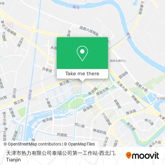天津市热力有限公司泰瑞公司第一工作站-西北门 map