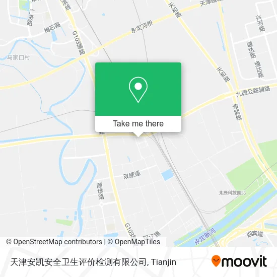 天津安凯安全卫生评价检测有限公司 map