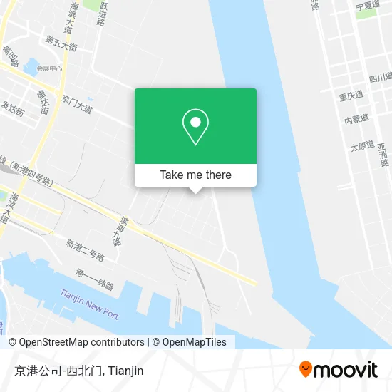京港公司-西北门 map