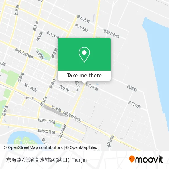 东海路/海滨高速辅路(路口) map