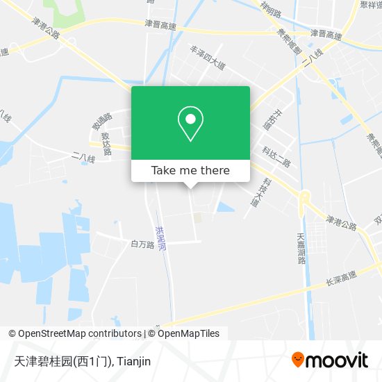 天津碧桂园(西1门) map