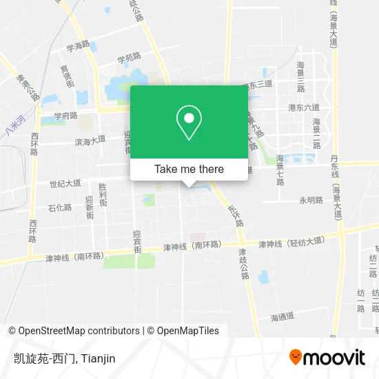 凯旋苑-西门 map