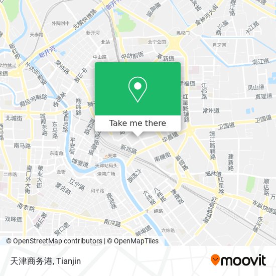天津商务港 map