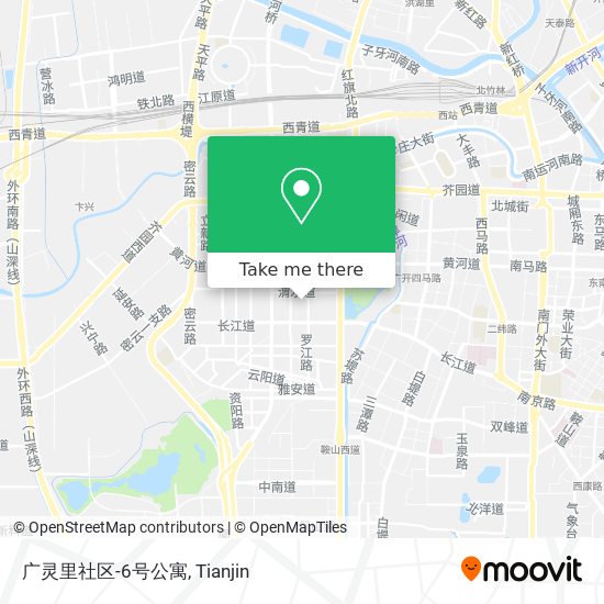 广灵里社区-6号公寓 map