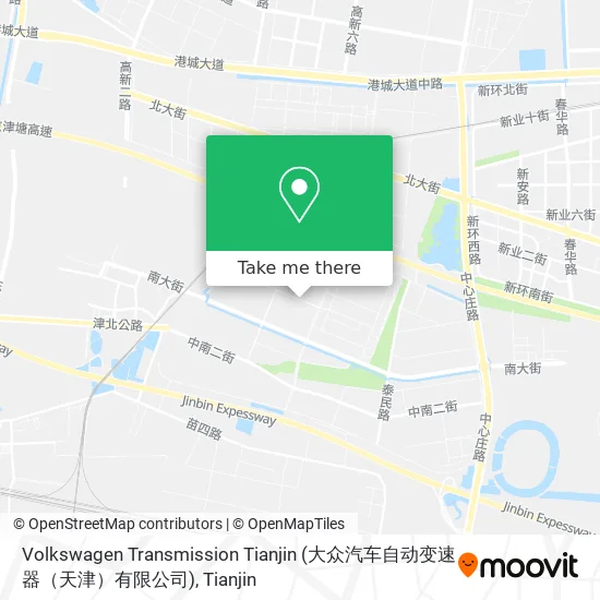 Volkswagen Transmission Tianjin (大众汽车自动变速器（天津）有限公司) map