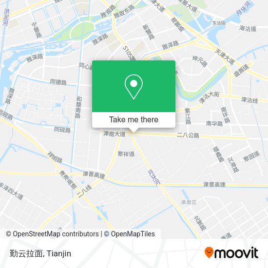 勤云拉面 map