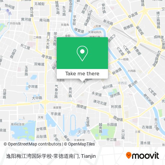 逸阳梅江湾国际学校-常德道南门 map