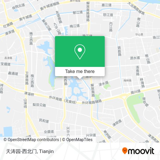 天涛园-西北门 map