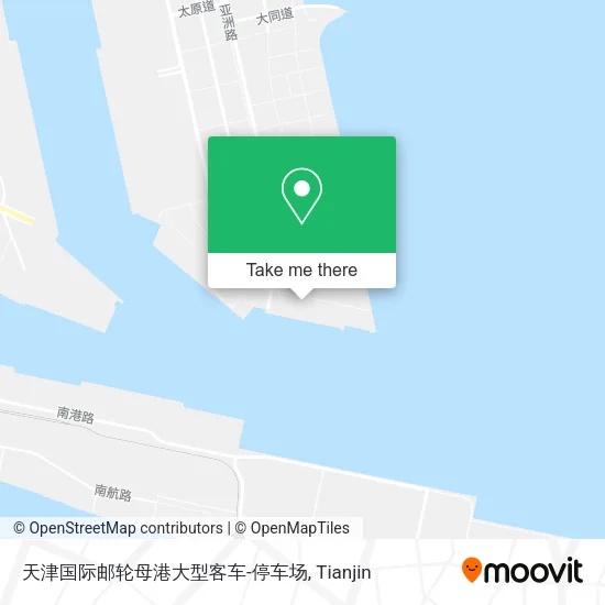 天津国际邮轮母港大型客车-停车场 map