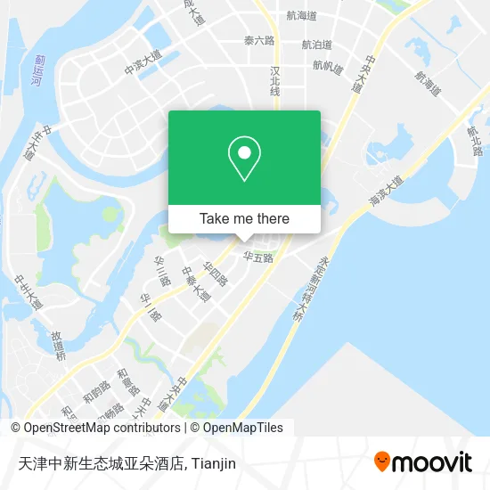 天津中新生态城亚朵酒店 map