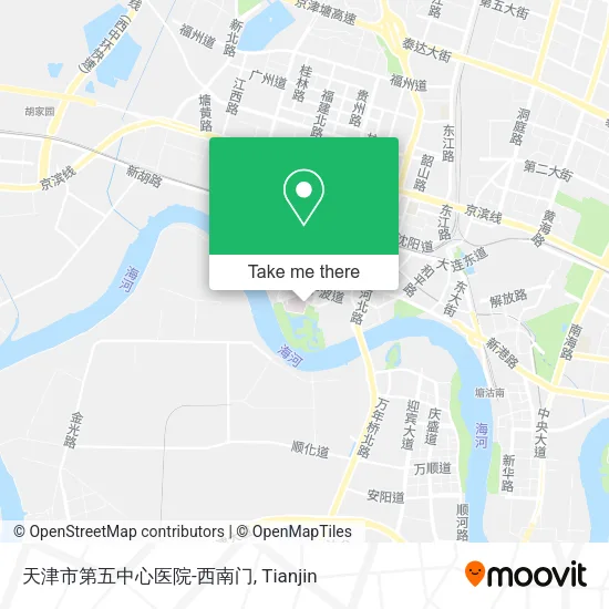 天津市第五中心医院-西南门 map