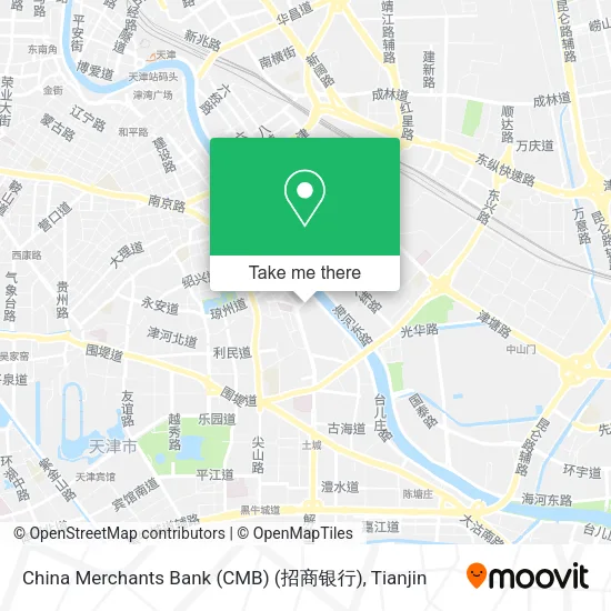 China Merchants Bank (CMB) (招商银行) map