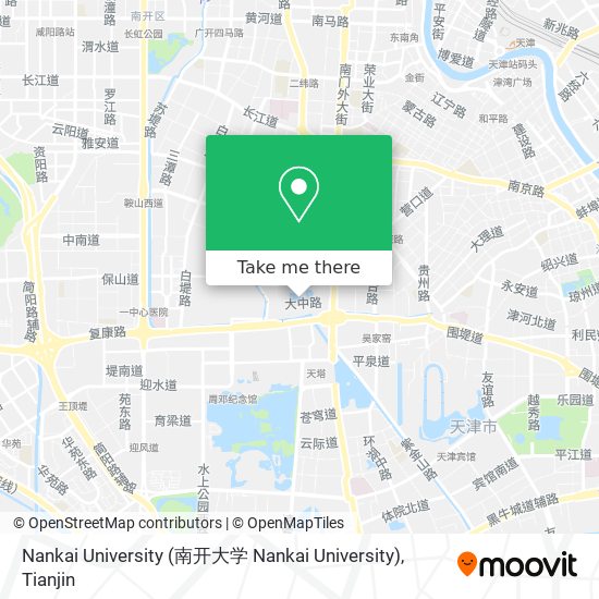 Nankai University (南开大学 Nankai University) map