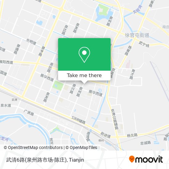 武清6路(泉州路市场-陈庄) map