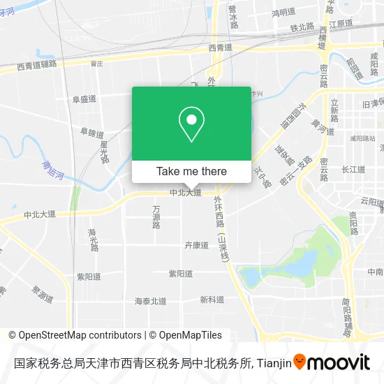 国家税务总局天津市西青区税务局中北税务所 map