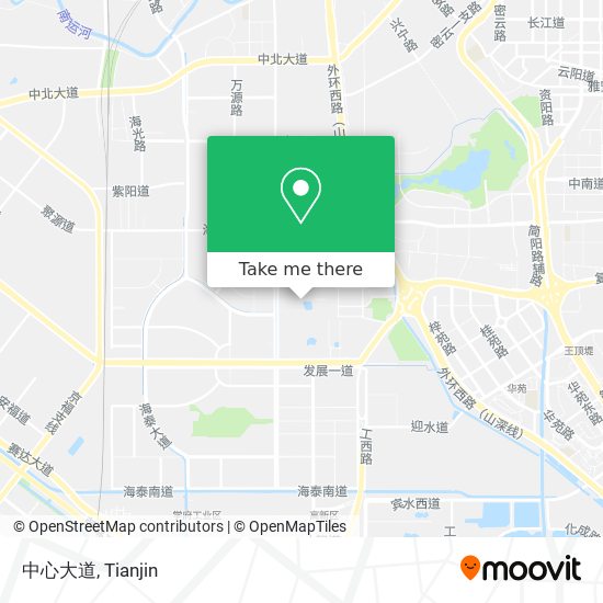 中心大道 map