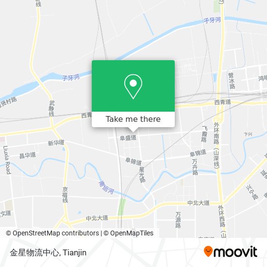 金星物流中心 map