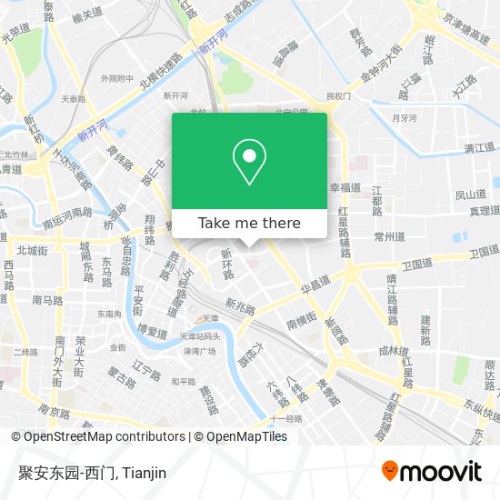 聚安东园-西门 map