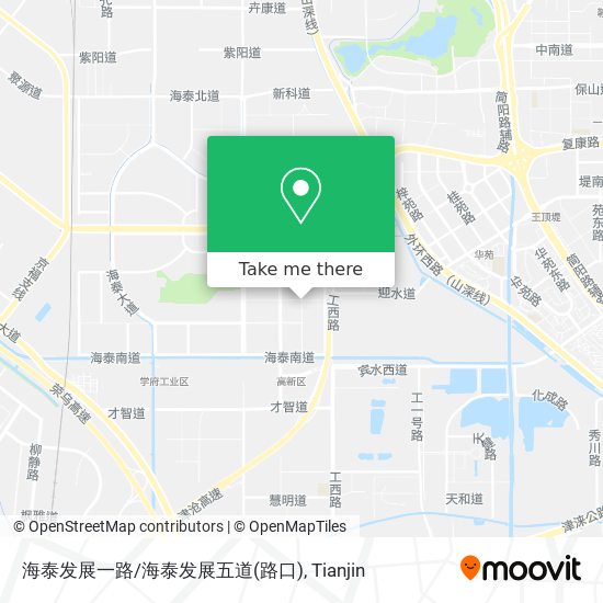 海泰发展一路/海泰发展五道(路口) map
