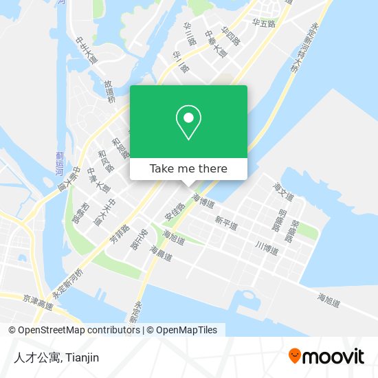 人才公寓 map