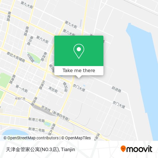 天津金管家公寓(NO.3店) map