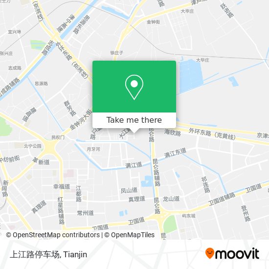 上江路停车场 map