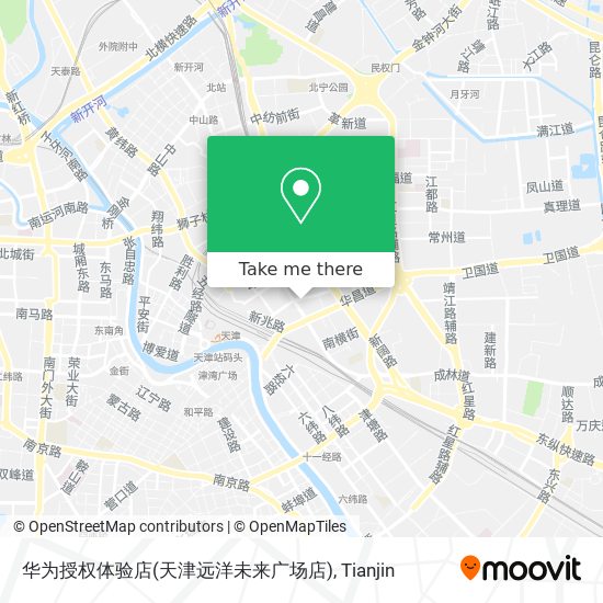 华为授权体验店(天津远洋未来广场店) map
