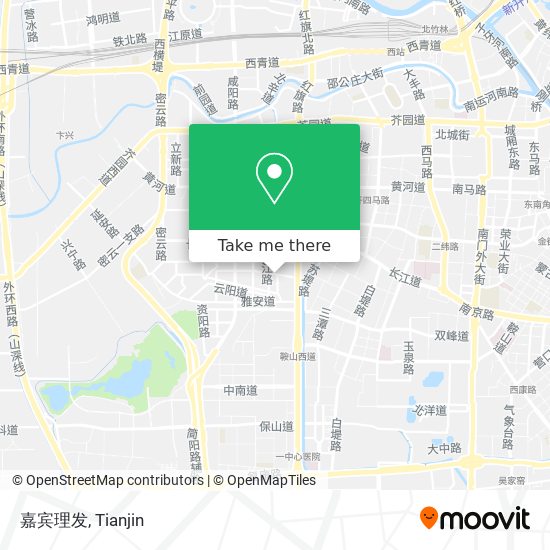 嘉宾理发 map