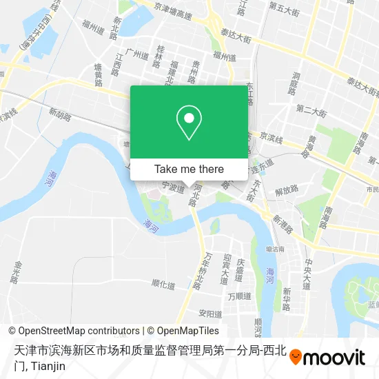 天津市滨海新区市场和质量监督管理局第一分局-西北门 map