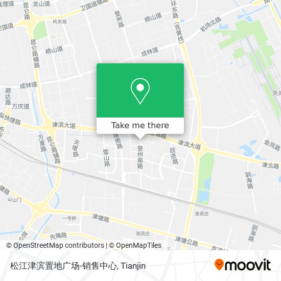 松江津滨置地广场-销售中心 map