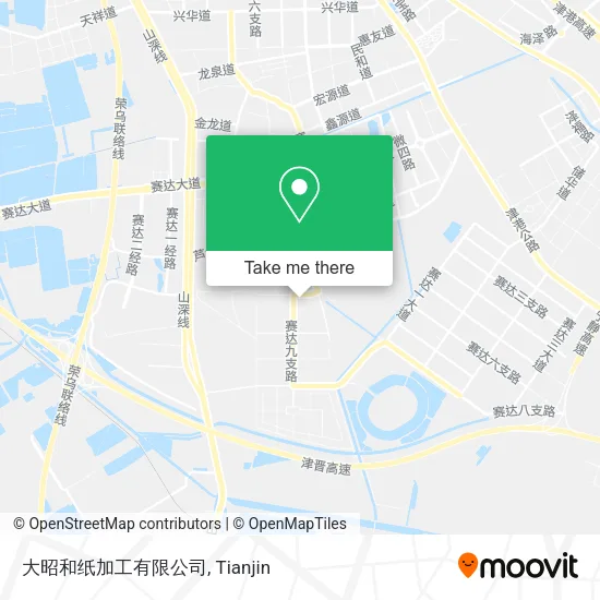 大昭和纸加工有限公司 map