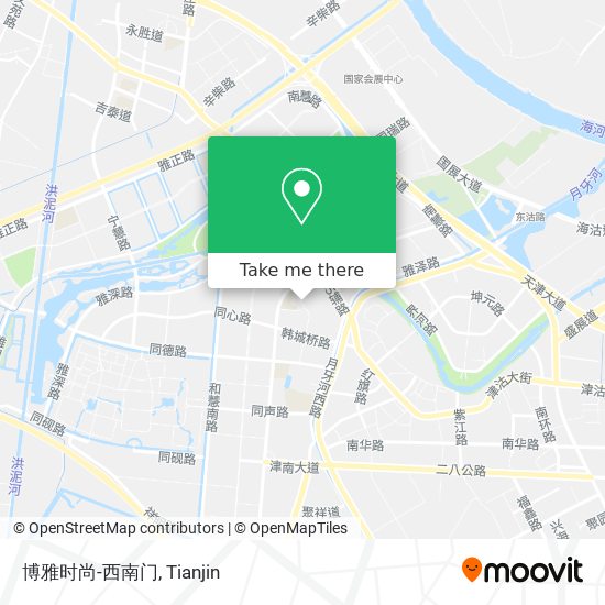 博雅时尚-西南门 map