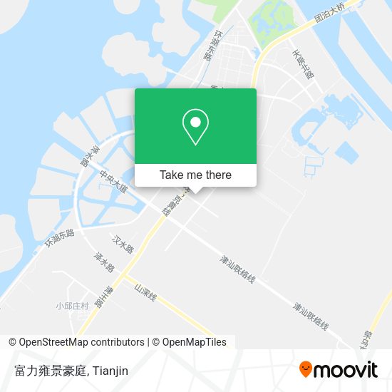 富力雍景豪庭 map
