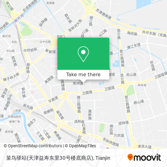 菜鸟驿站(天津益寿东里30号楼底商店) map