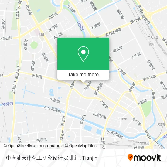 中海油天津化工研究设计院-北门 map