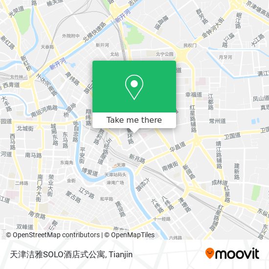 天津洁雅SOLO酒店式公寓 map
