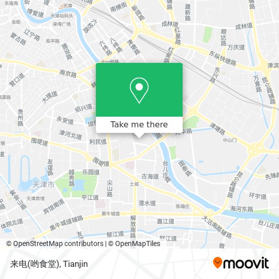 来电(哟食堂) map