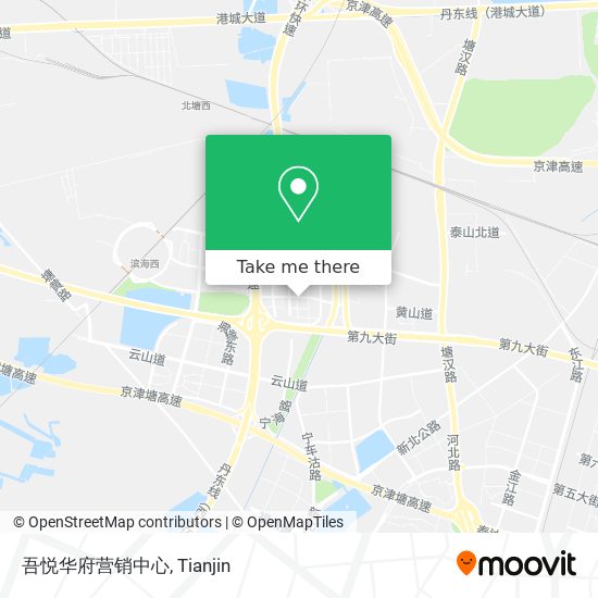 吾悦华府营销中心 map