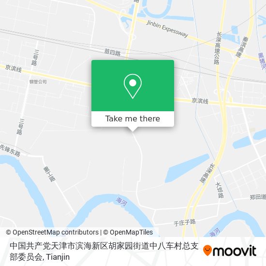 中国共产党天津市滨海新区胡家园街道中八车村总支部委员会 map