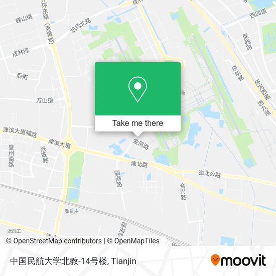 中国民航大学北教-14号楼 map