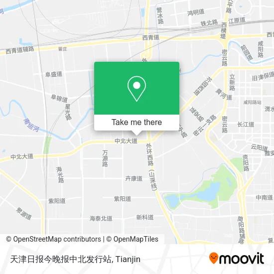 天津日报今晚报中北发行站 map