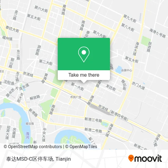 泰达MSD-C区停车场 map