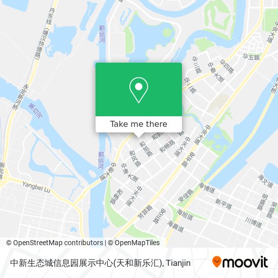 中新生态城信息园展示中心(天和新乐汇) map