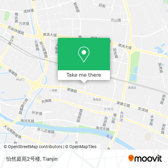 怡然庭苑2号楼 map