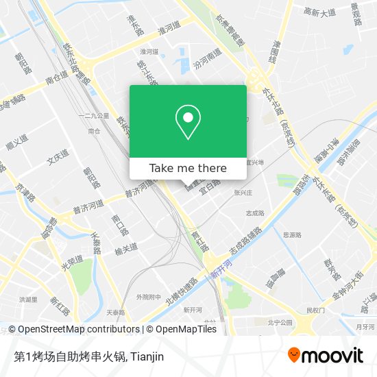 第1烤场自助烤串火锅 map