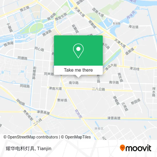 耀华电料灯具 map