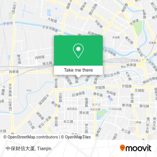 中保财信大厦 map