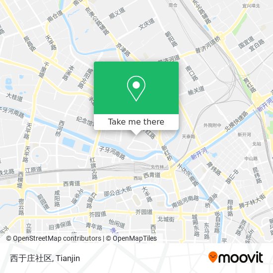 西于庄社区 map
