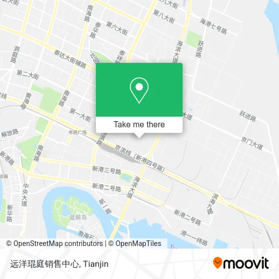 远洋琨庭销售中心 map