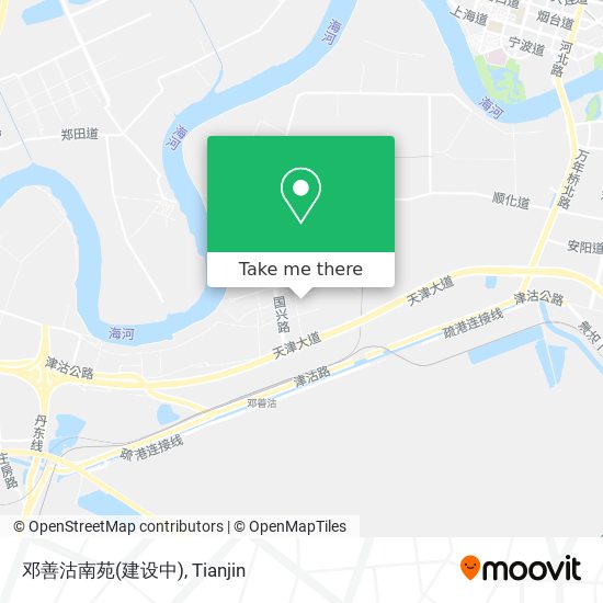 邓善沽南苑(建设中) map